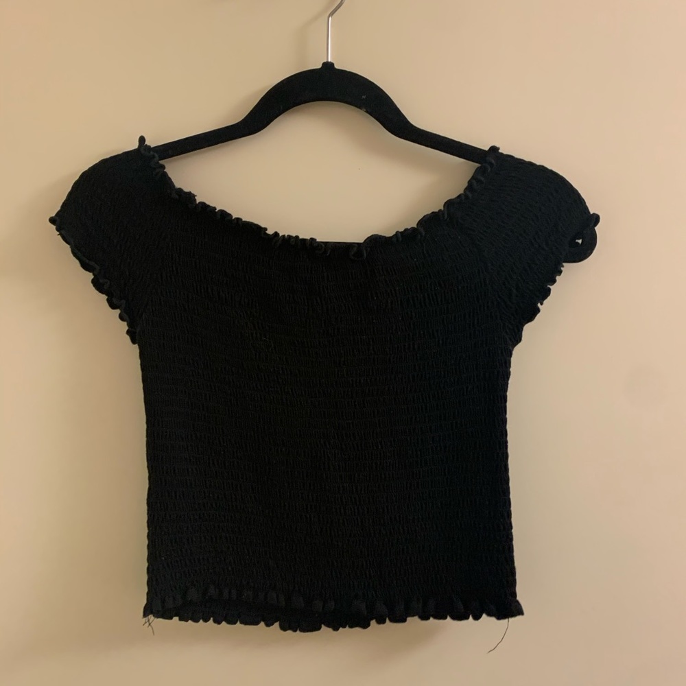 Brandy Melville Charlene smocked top